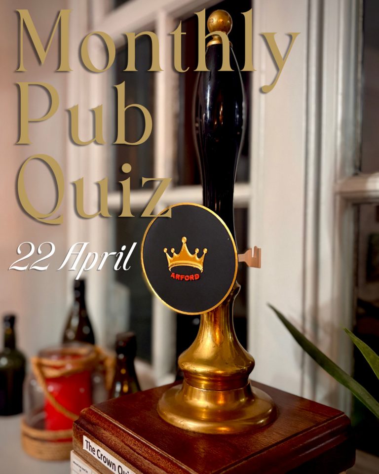 Feeling Quizzical? Book now to secure your spot on April 22 and try and claim the trophy! £2 entry per person