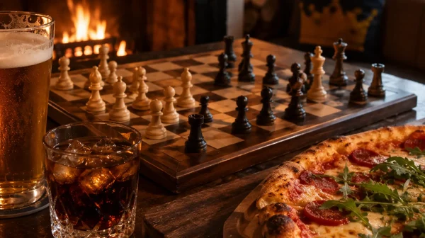 Crown pub pizza play